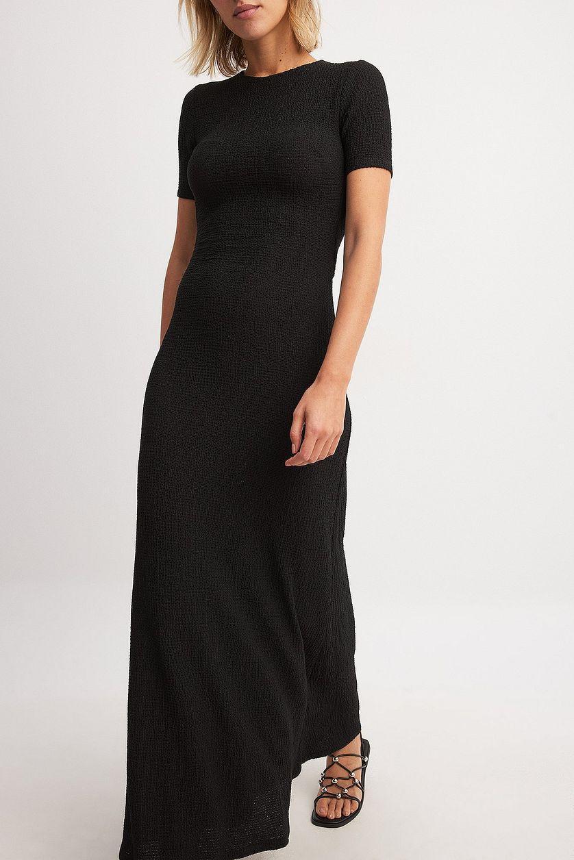 Structured Open Back Maxi Dress Product Image