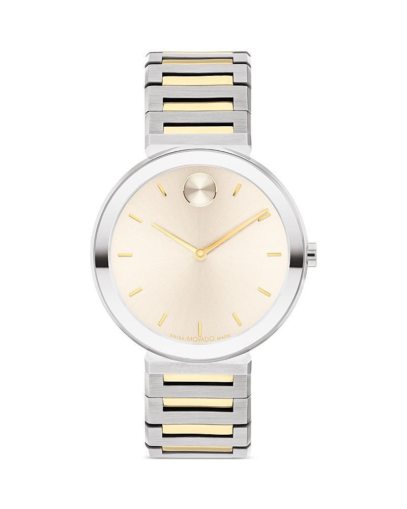 Movado Bold Womens Quartz Analog Gold Stainless Steel Bracelet Watch Product Image