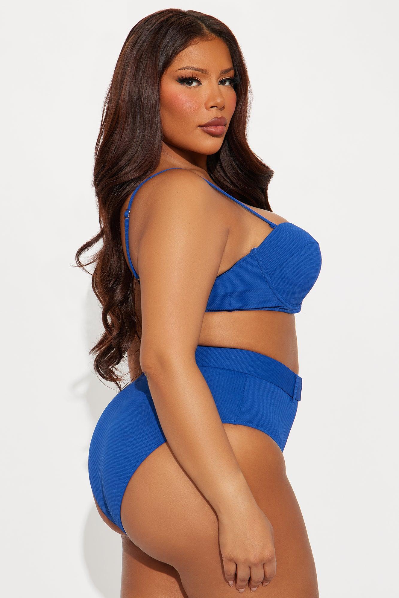 Drinks In The Sun Hardware 2 Piece Bikini - Blue Product Image