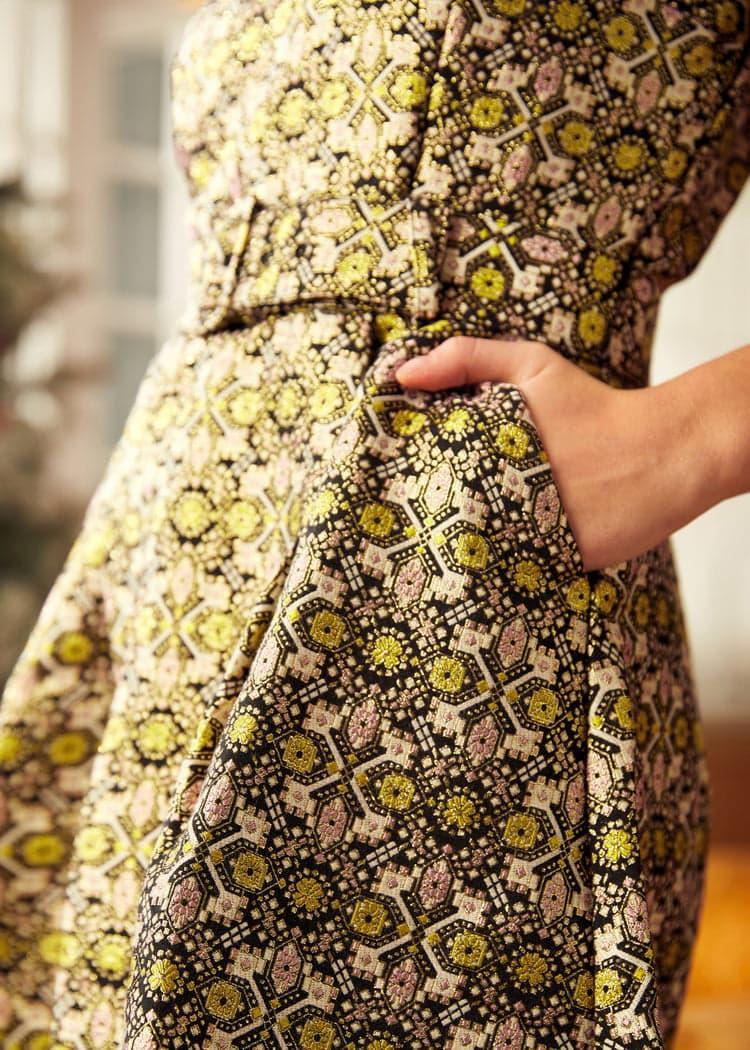 Cocktails At Golden Hour Fit-And-Flare Dress Product Image