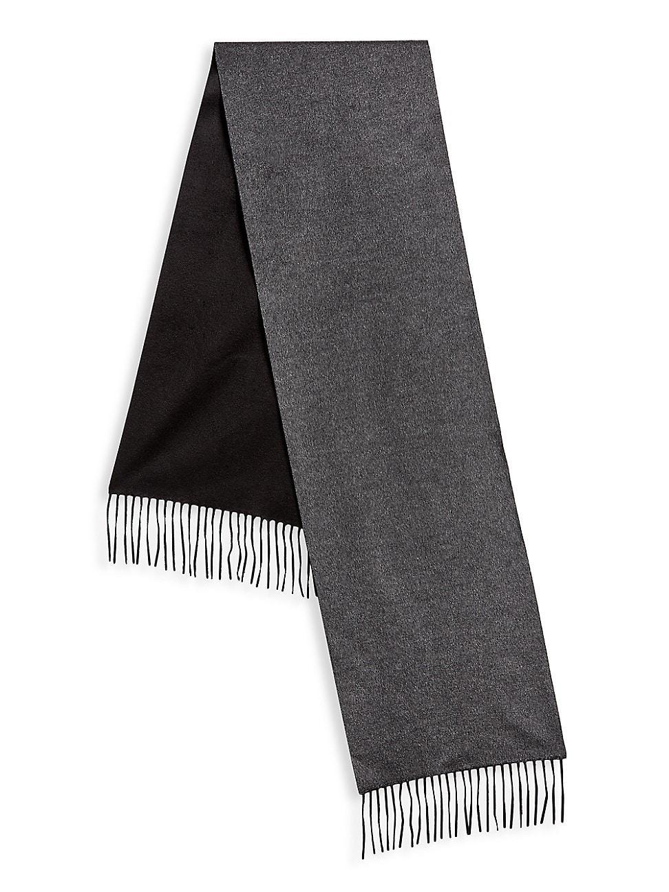 Mens COLLECTION Silk-Cashmere Fringe-Trimmed Scarf Product Image