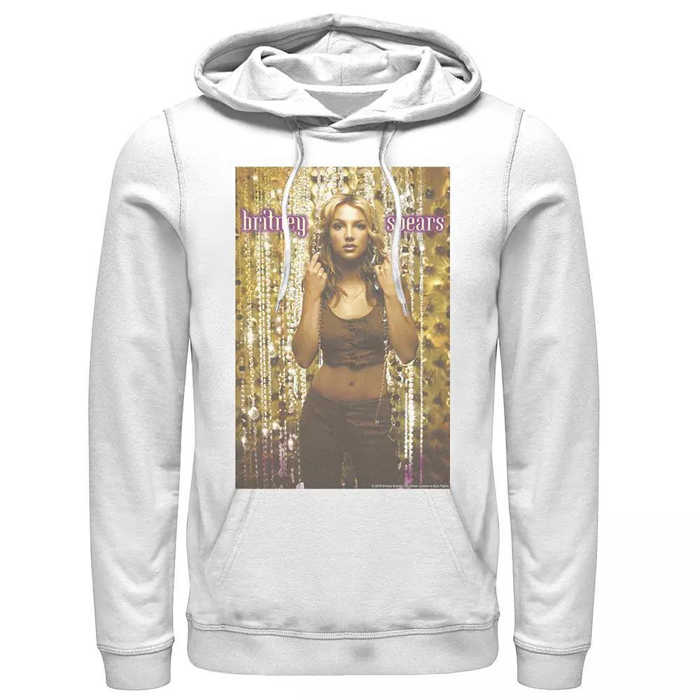 Men's Britney Spears Oops I Did It Again Postere Hoodie, Size: XXL, White Product Image