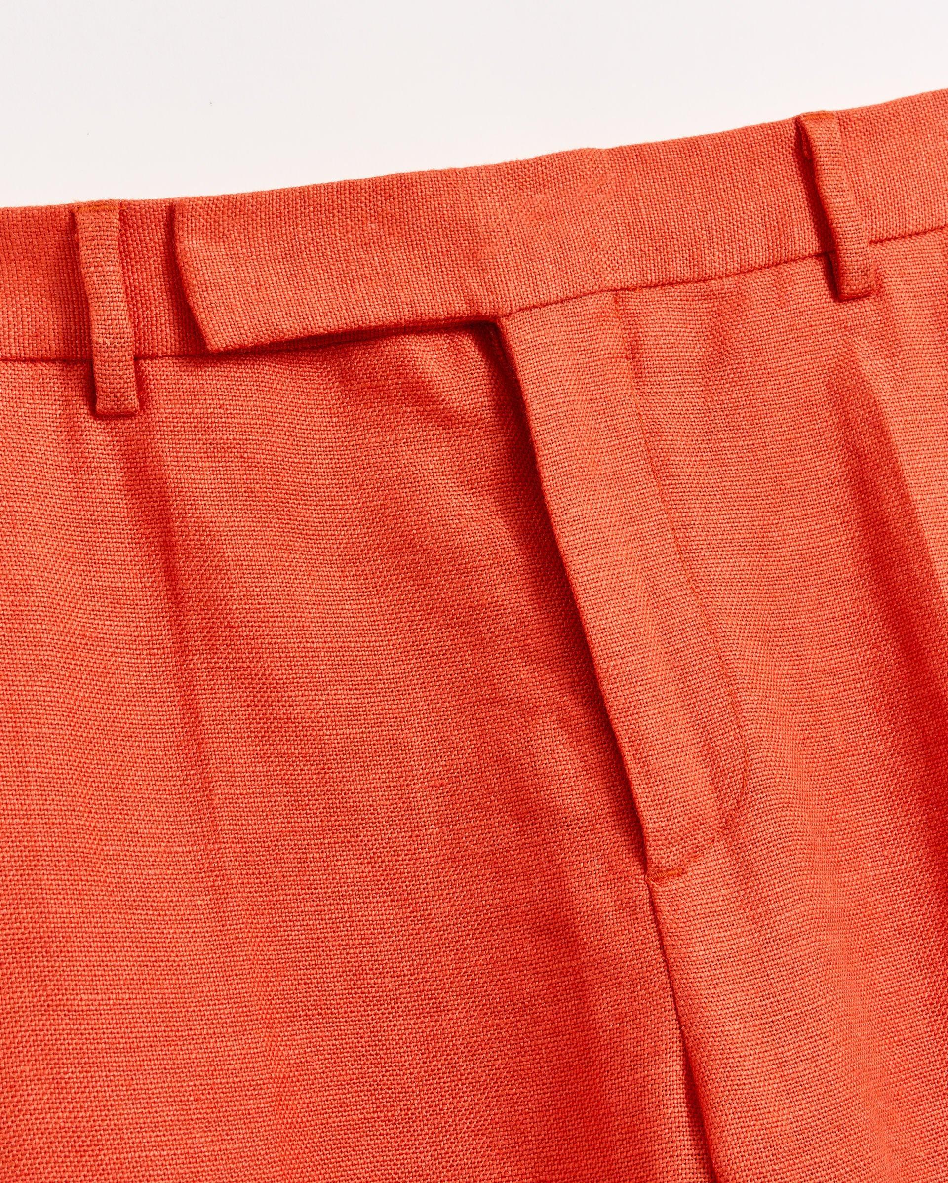 Wide Leg Flat Front Trouser -  Product Image