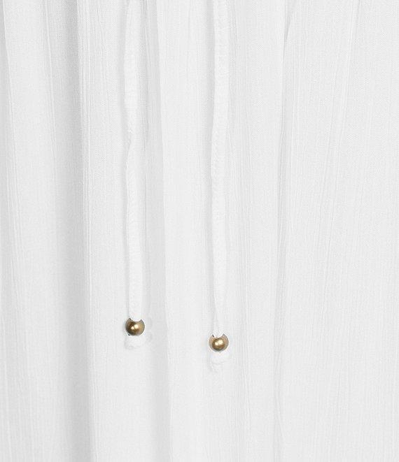 Angie Coordinating Ruffle High-Low Hem Maxi Skirt Product Image