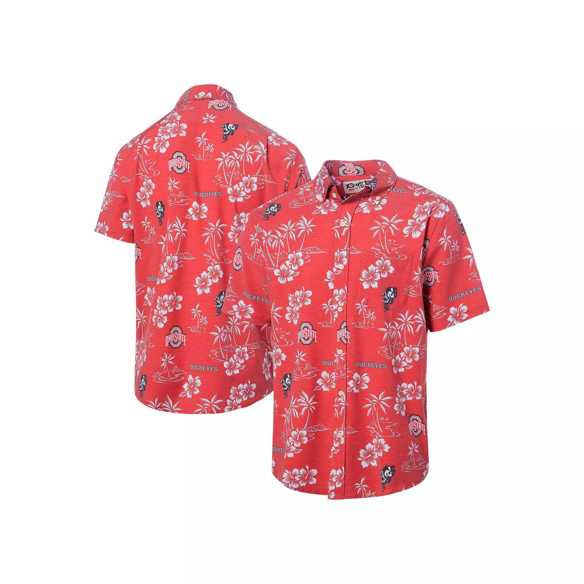 Men's Reyn Spooner Scarlet Ohio State Buckeyes Classic Button-Up Shirt,  Product Image