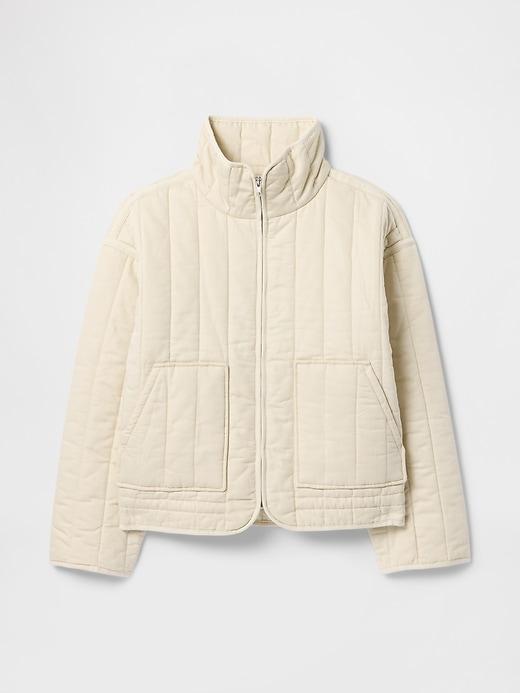 Oversized Quilted Liner Jacket Product Image