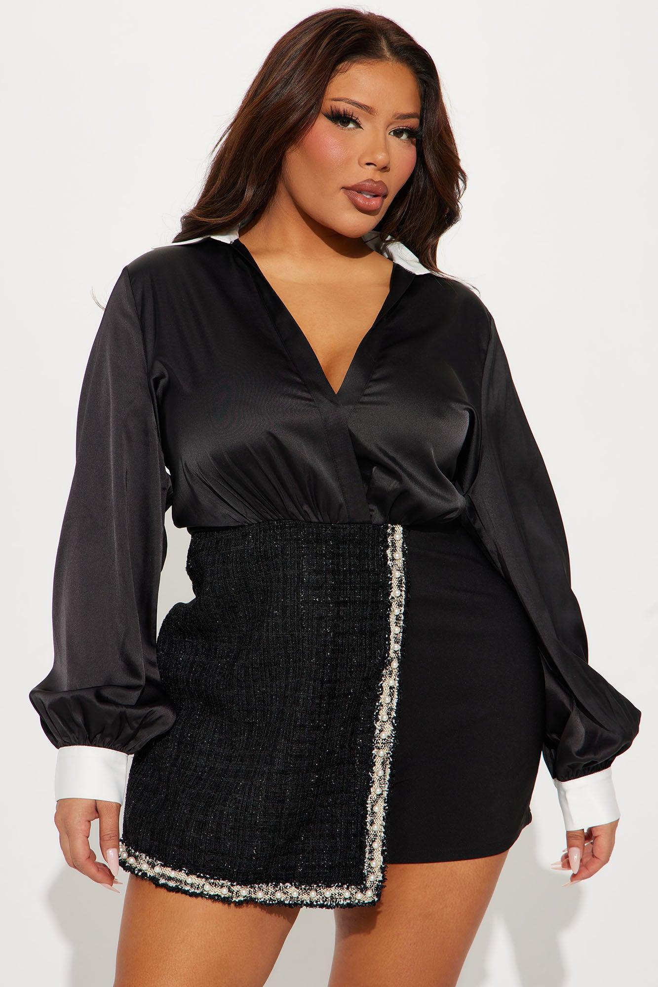 On The Clock Romper  - Black Product Image