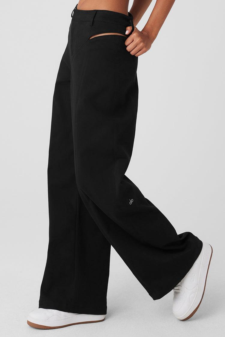 High-Waist Risk Taker Trouser - Black Product Image