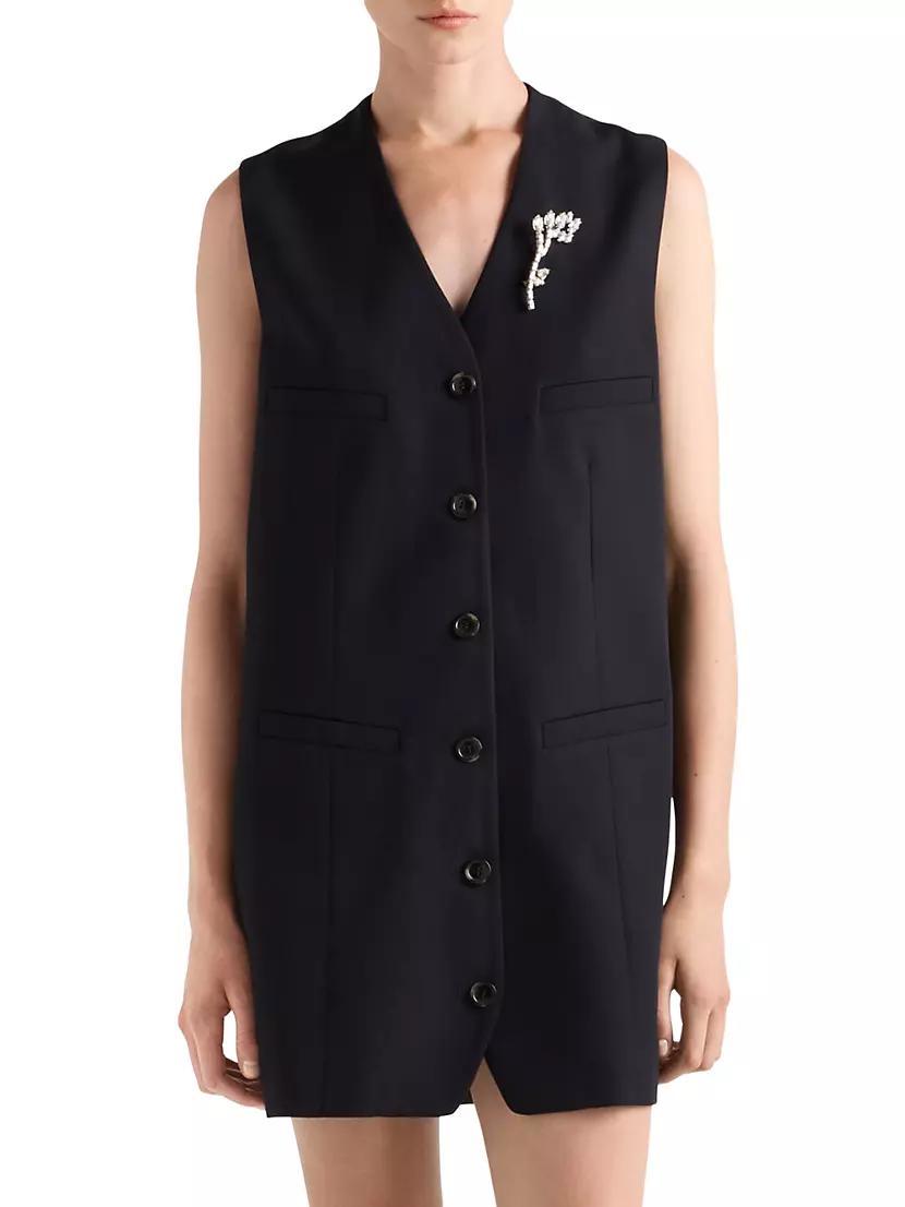 Gabardine Mini Dress Product Image