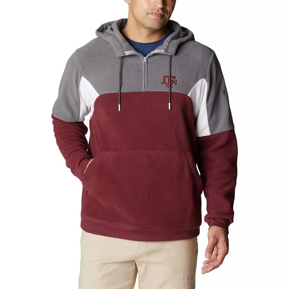 Men's Columbia Maroon Texas A&M Aggies Lodge Quarter-Zip Hoodie,  Product Image