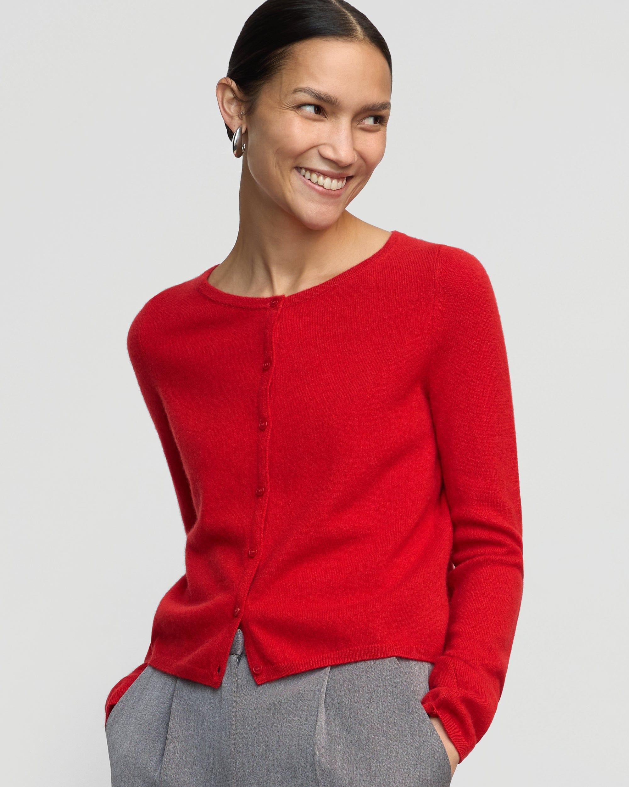 Emme Cashmere Button Cardigan Product Image