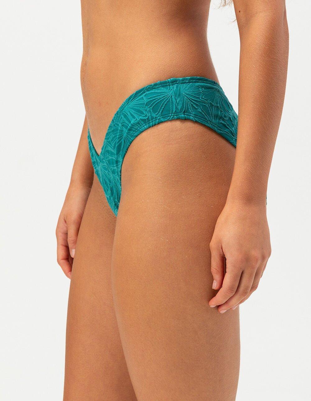 FULL TILT Texture V-Leg Bikini Bottoms Product Image