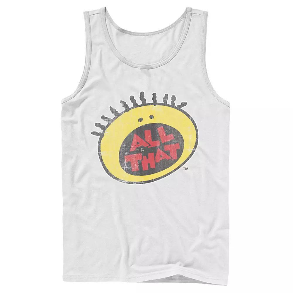 Men's Nickelodeon All That Classic Vintage Face Logo Title Graphic Tank Top,  Product Image