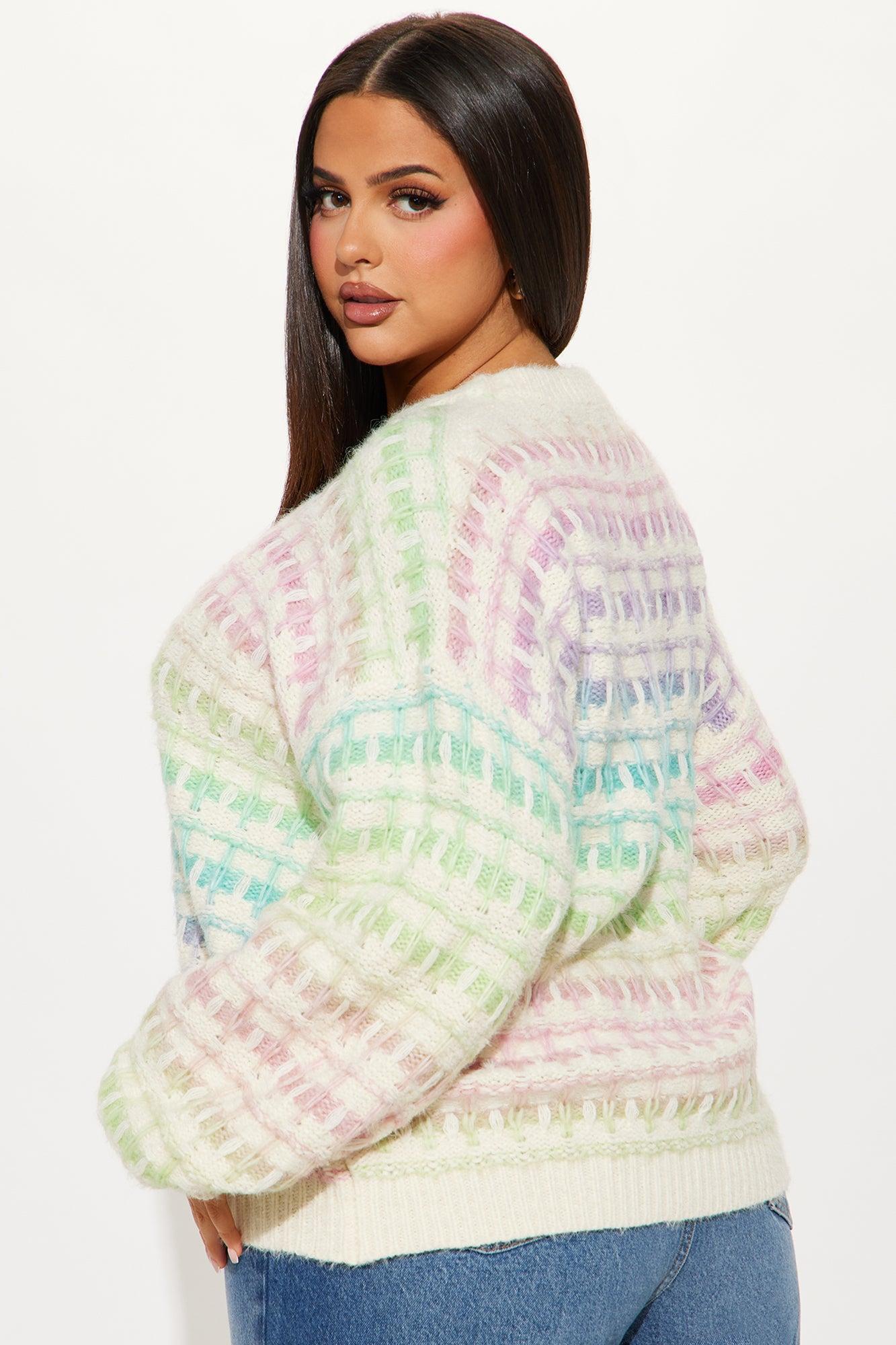 Rainbow Road Sweater - Multi Color Product Image