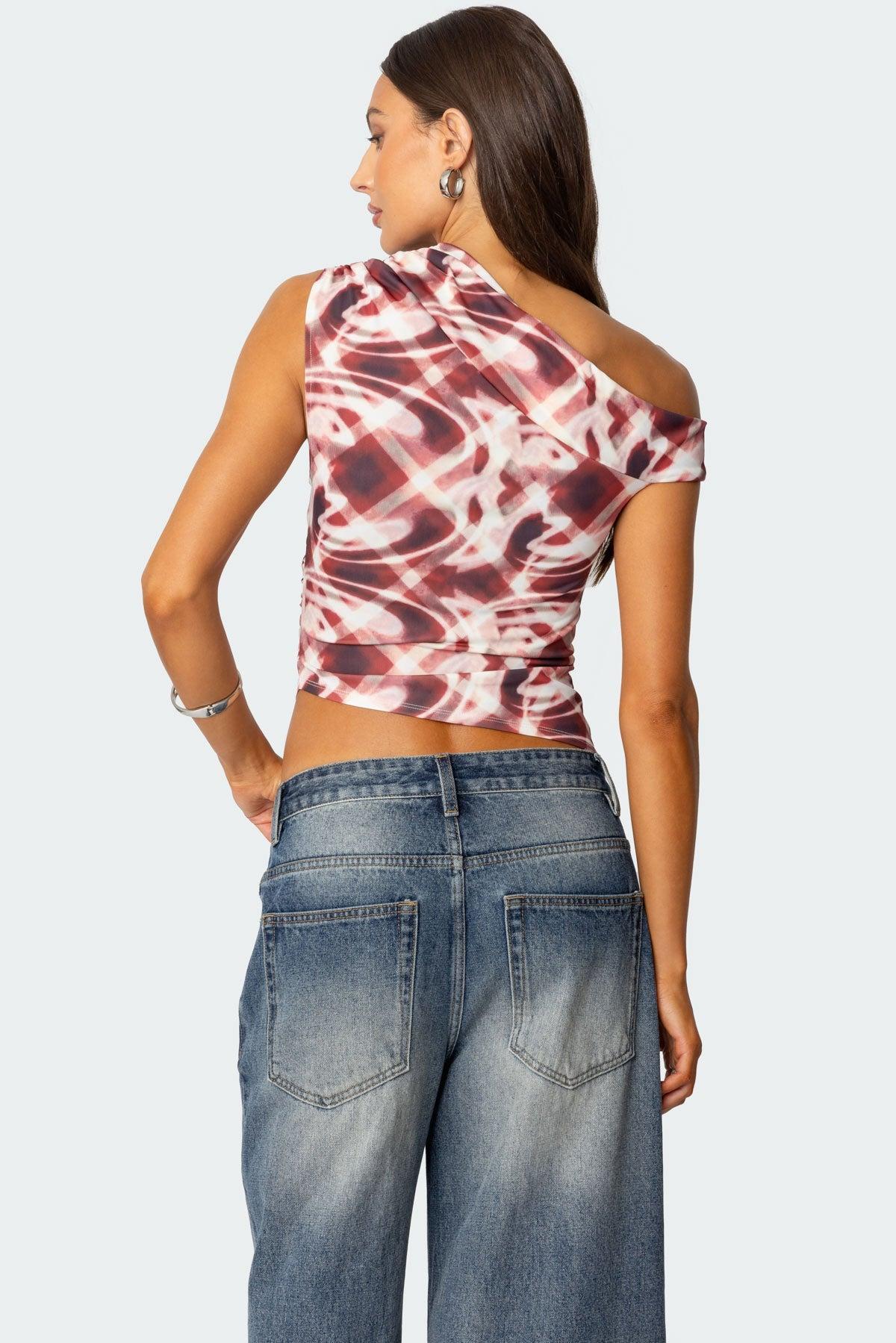 Portlyn Printed Asymmetric Top Product Image