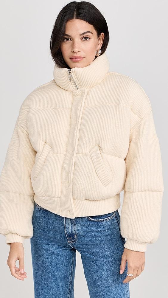 BLANKNYC Cream Pie Bomber Jacket | Shopbop Product Image