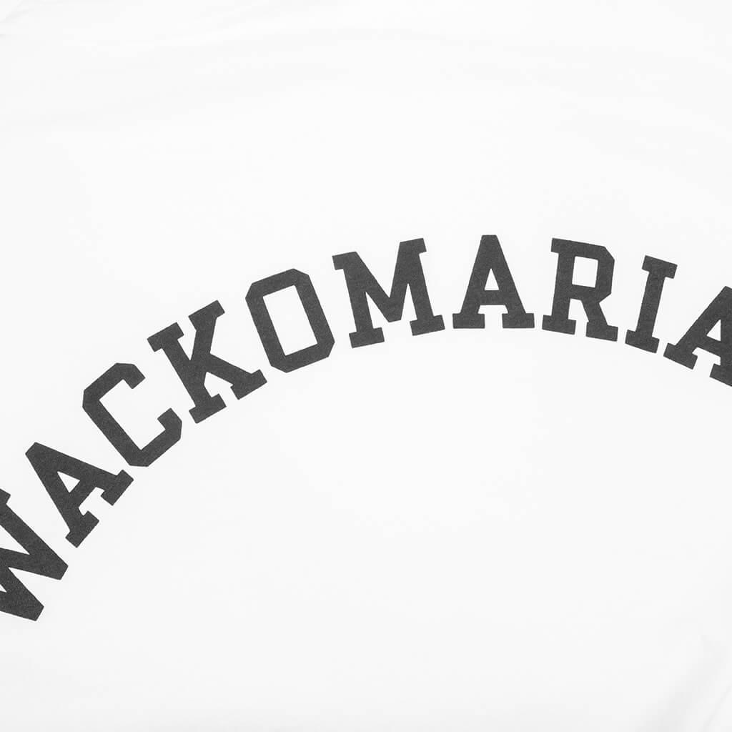 Washed Heavyweight Crewneck T-Shirt Type 5 - White Male Product Image