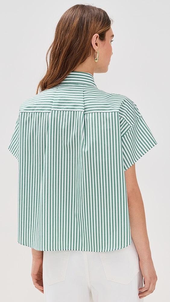 rag & bone Martha Poplin Top | Shopbop Product Image