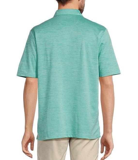 Roundtree & Yorke Performance Short Sleeve Jacquard Polo Shirt Product Image