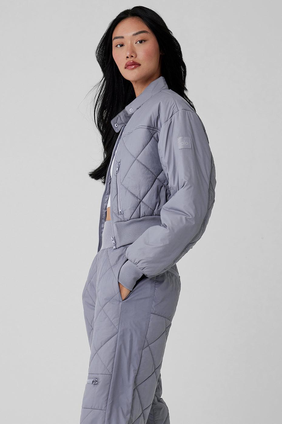 Alo Yoga | Snowrider Puffer Jacket Grey, Size: XS Product Image