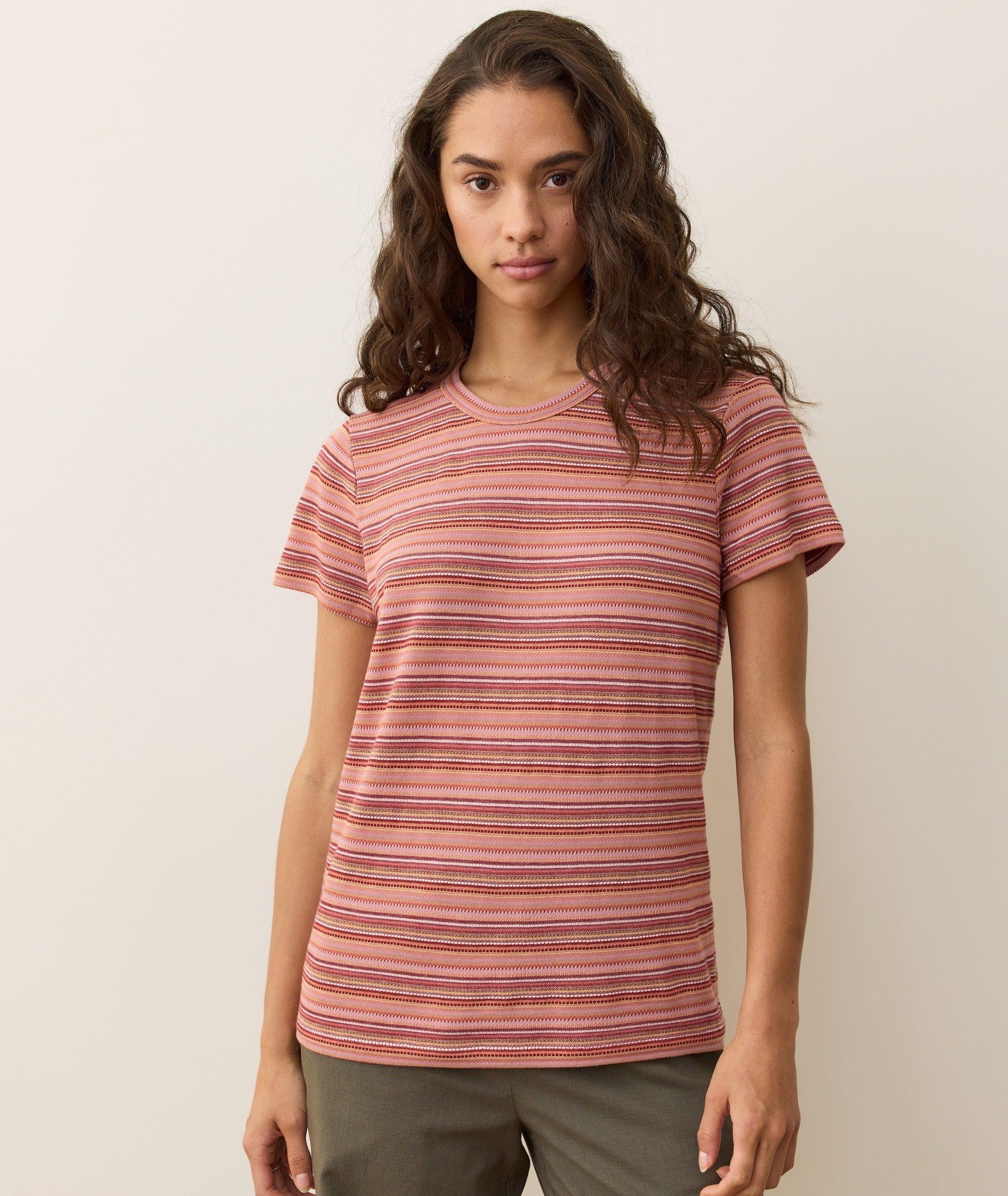 Jacquard Stripe Tee Product Image