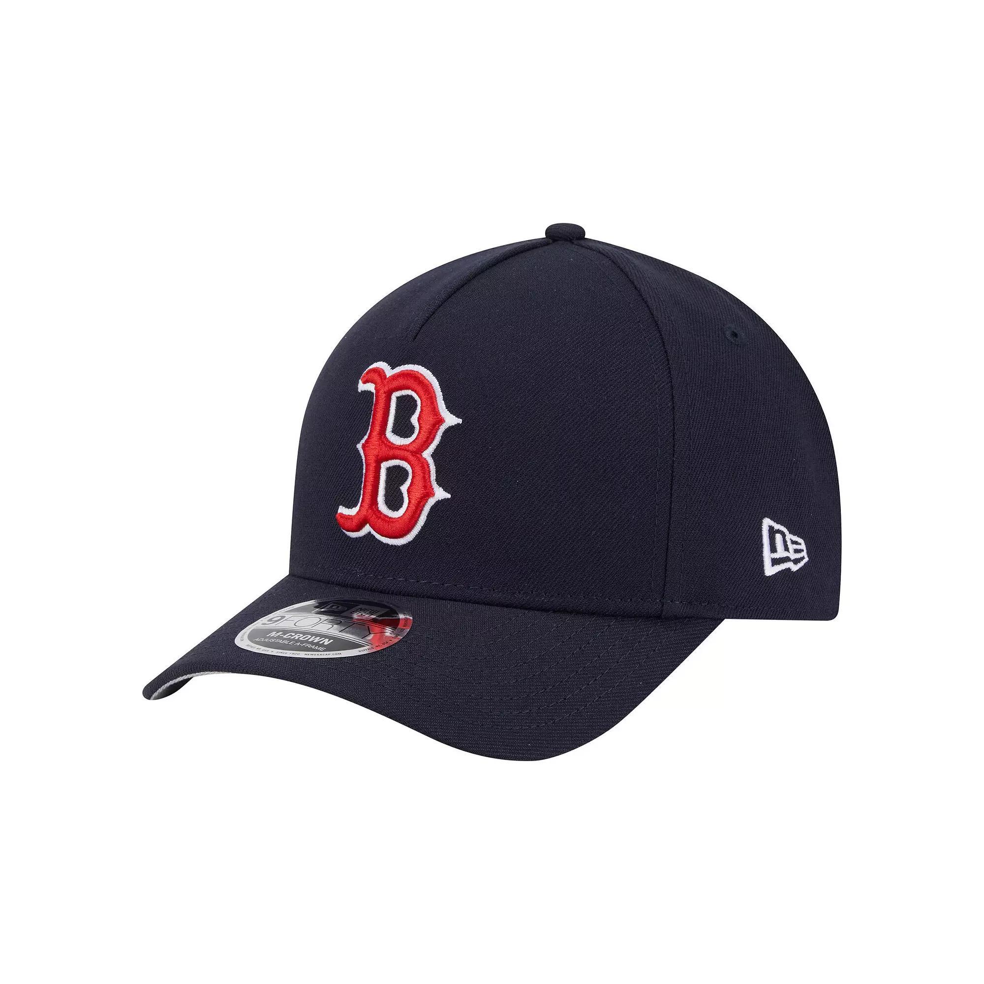 Men's New Era  Navy Boston Red Sox 9FORTY M-Crown Adjustable Hat, Blue Product Image