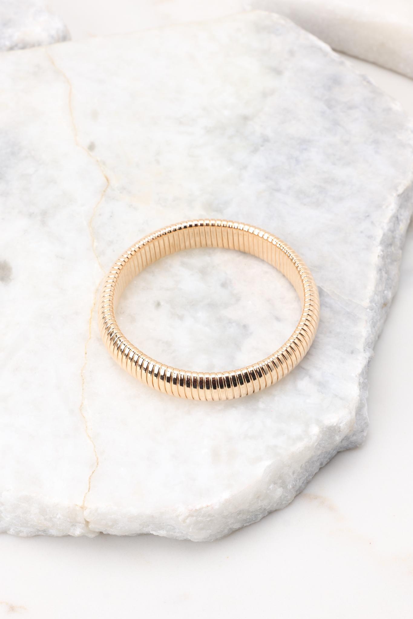 Showing Up Gold Bracelet Product Image