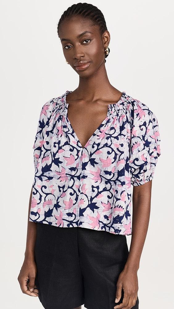 Apiece Apart Caminitas Puff Sleeve Top | Shopbop Product Image