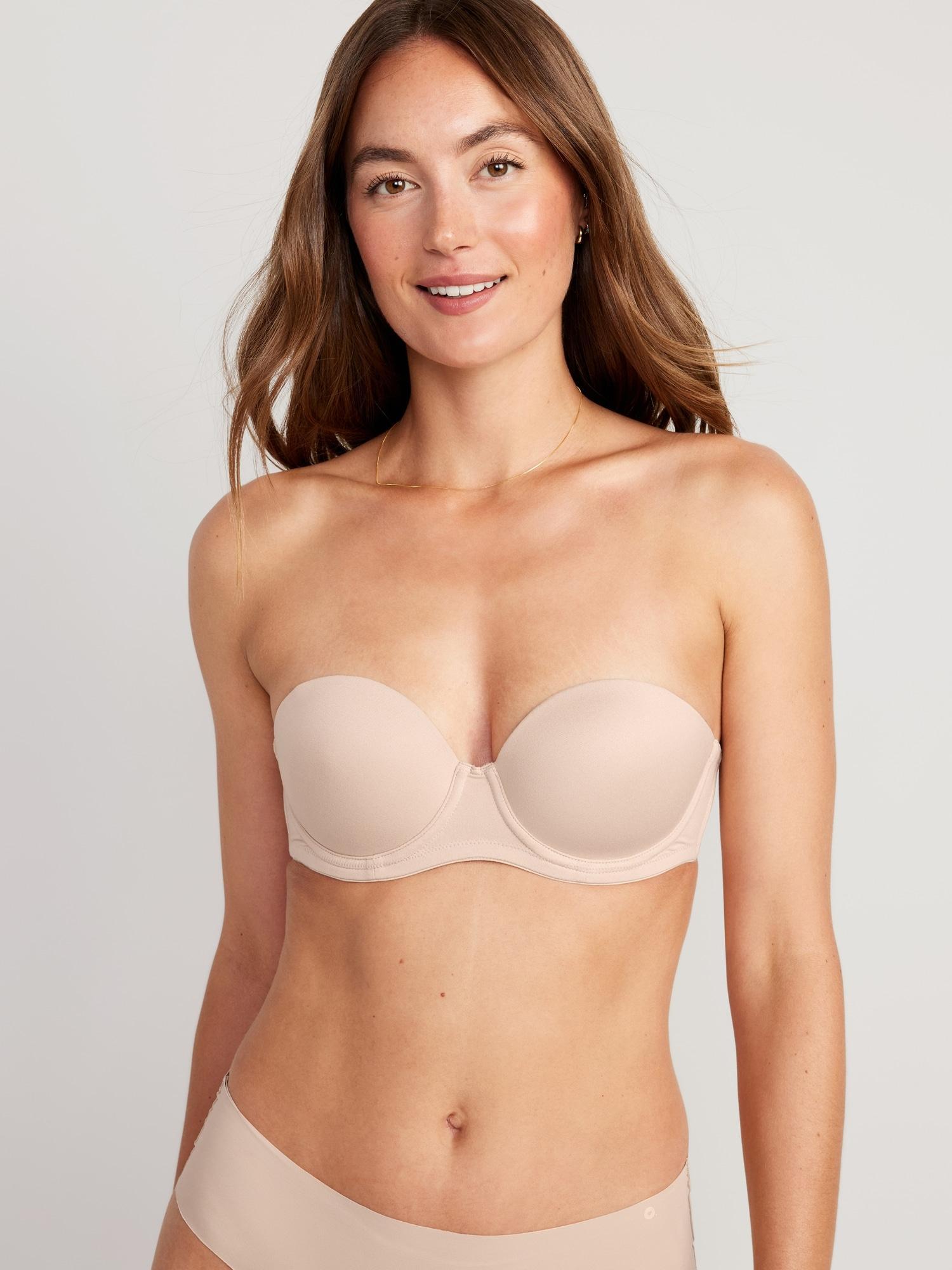 Low-Coverage Convertible Strapless Underwire Bra Product Image