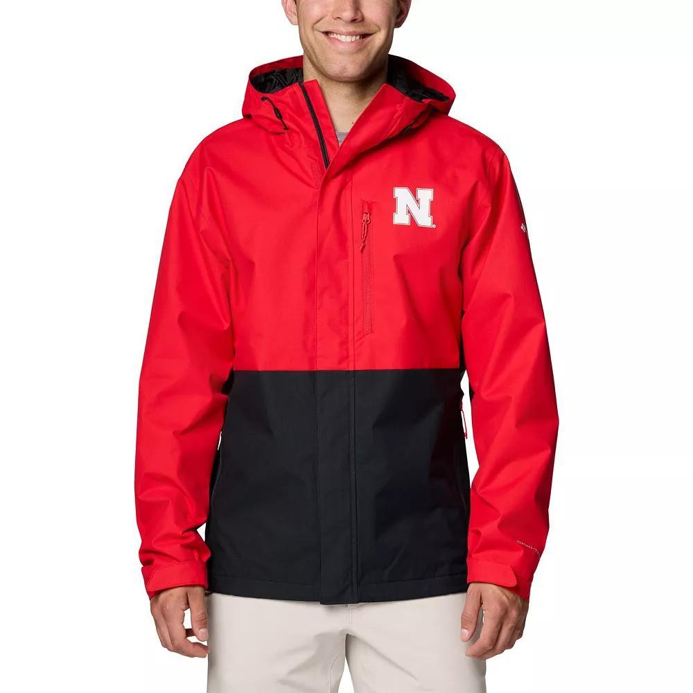 Men's Columbia  Scarlet Nebraska Huskers Field Bound Omni-Tech�� Full-Zip Jacket, Size: Large, Red Product Image