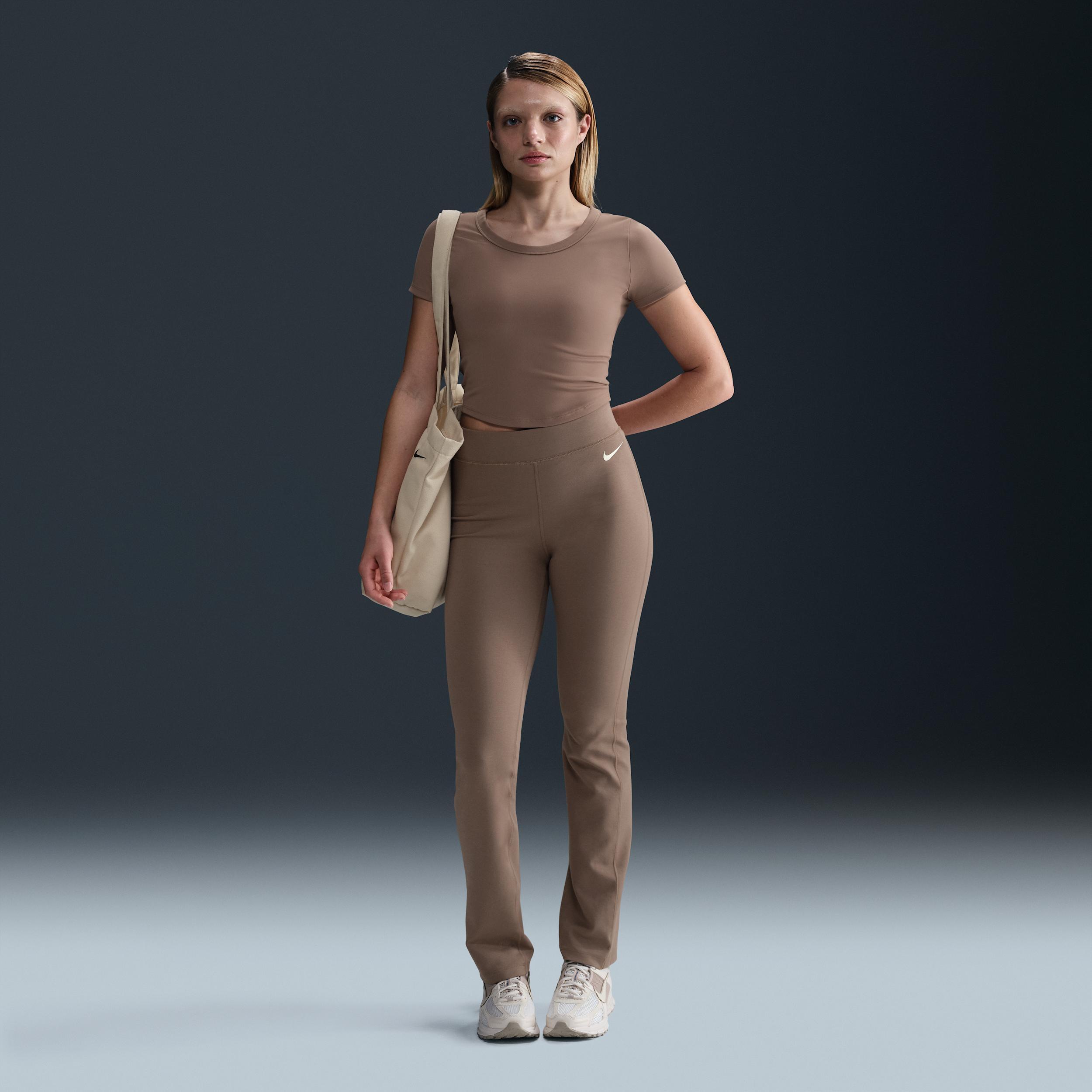 Womens Nike Sportswear Classic High-Waisted Bootcut Pants | HJ1011-233 Product Image