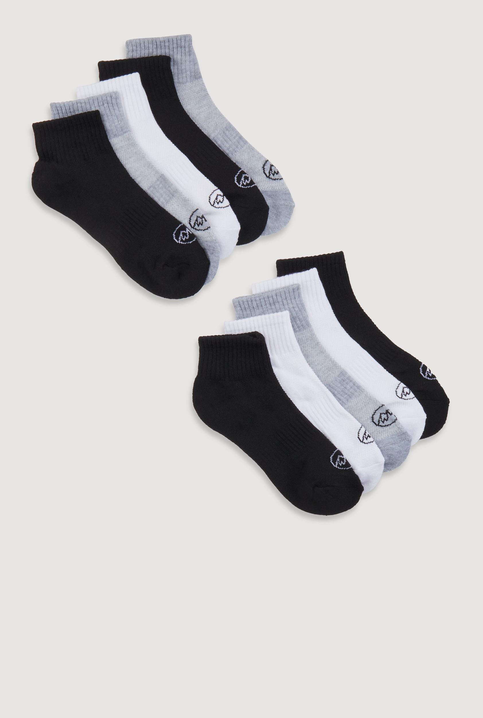 Basic Performance Quarter Socks 10 Pack Size 4-10 Female Product Image