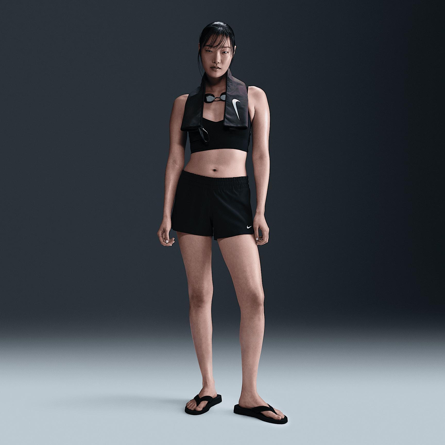 Nike Womens Swim Cover-Up Shorts | NESSF320-001 Product Image