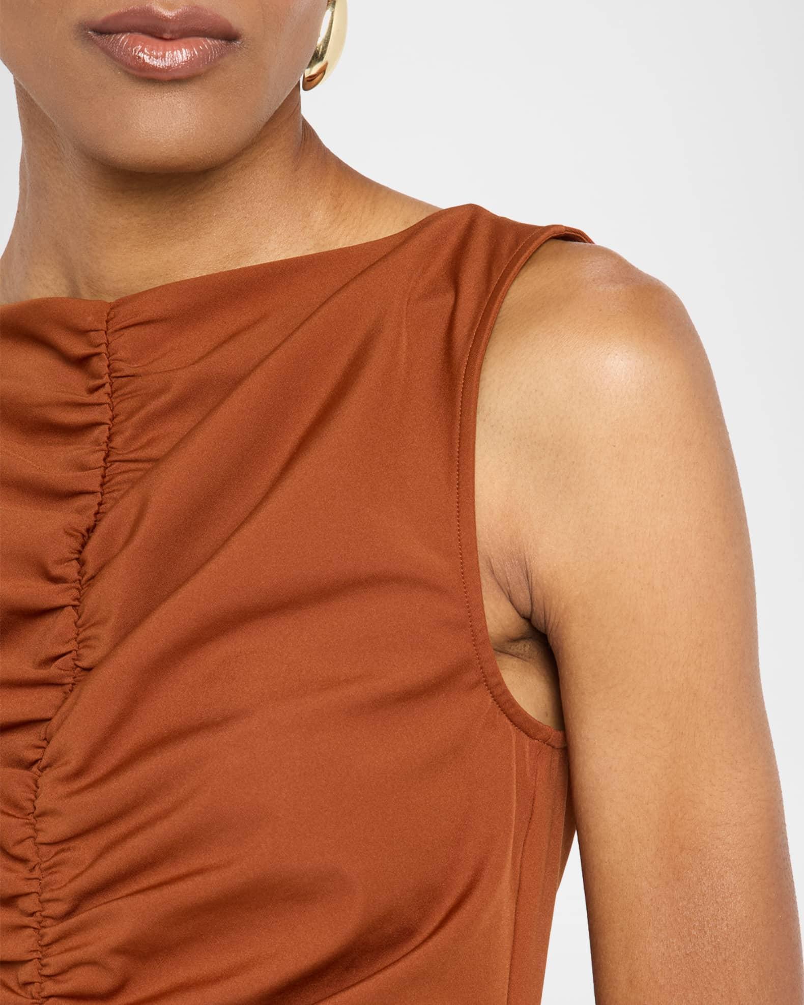 The Ruched Sleeveless Top Product Image