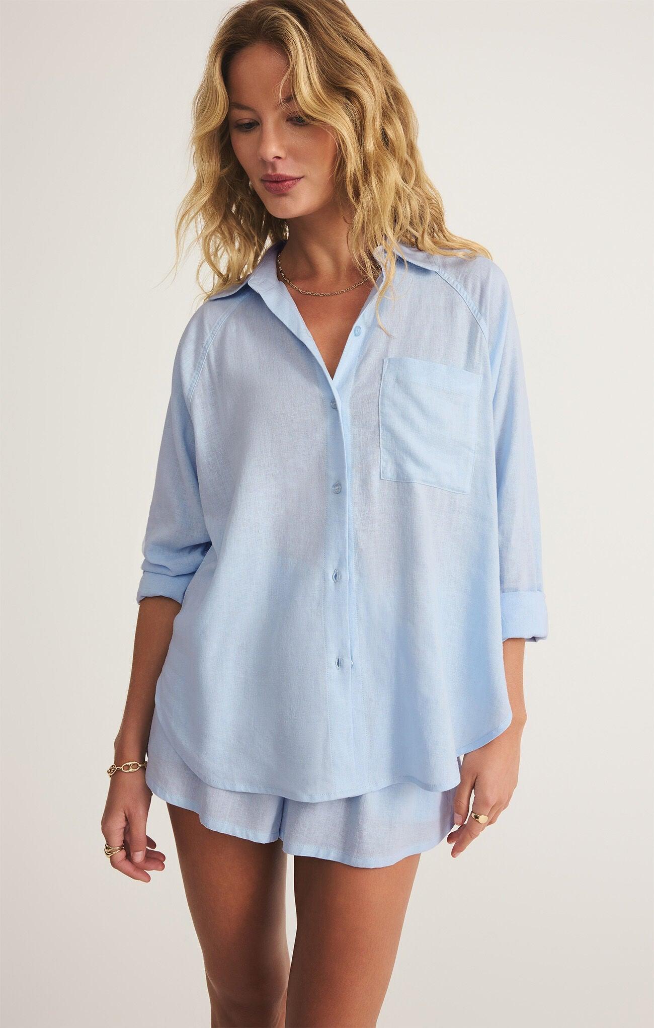 Z Supply The Perfect Linen Top Product Image