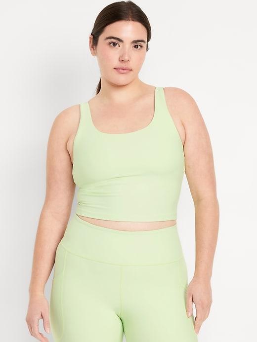 Light Support PowerSoft Rib Longline Sports Bra Product Image