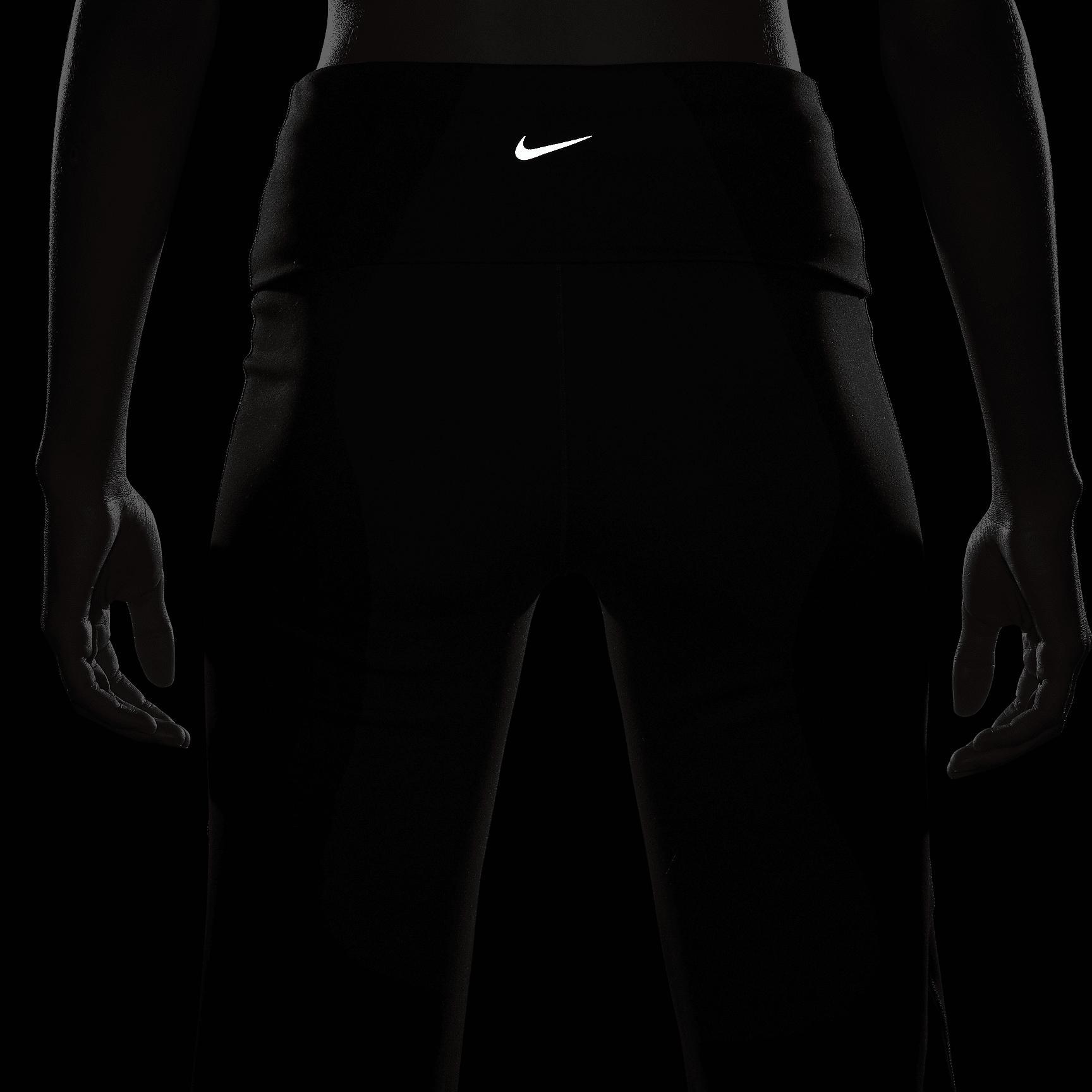 Nike Womens One Dri-FIT High-Waisted Fold-Over Pants | FV7848-010 Product Image