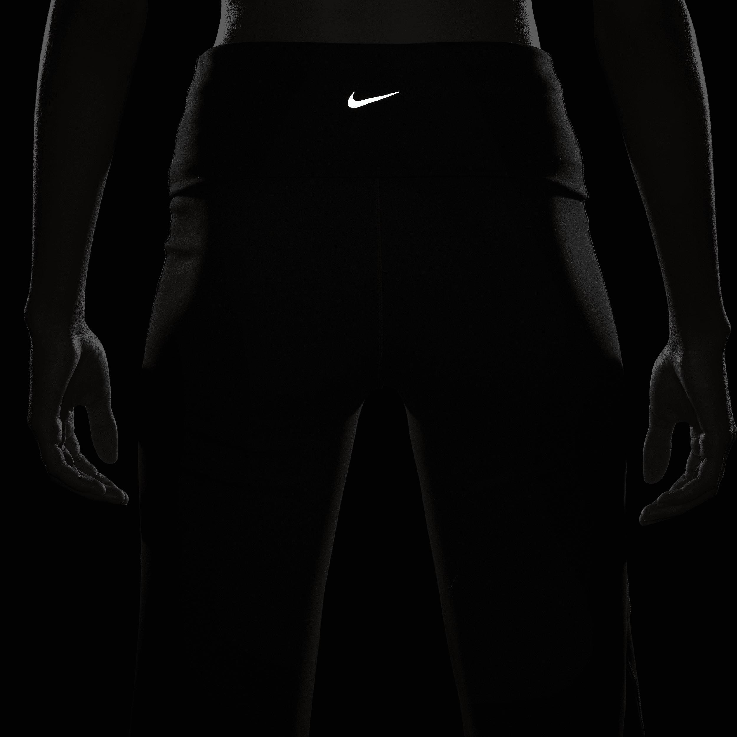 Nike Womens One Dri-FIT High-Waisted Fold-Over Pants | FV7848-010 Product Image