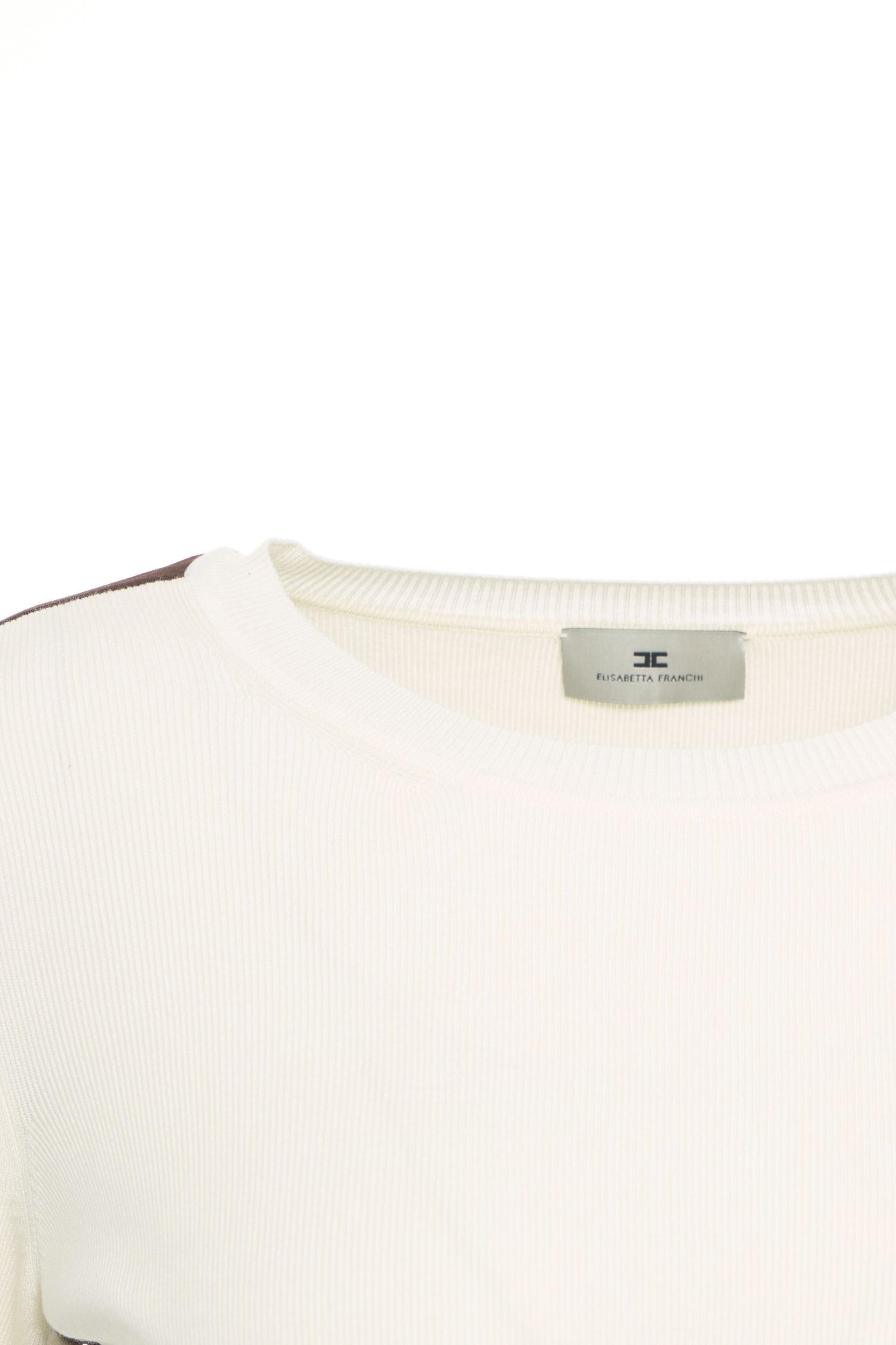Knit top with logo details Product Image