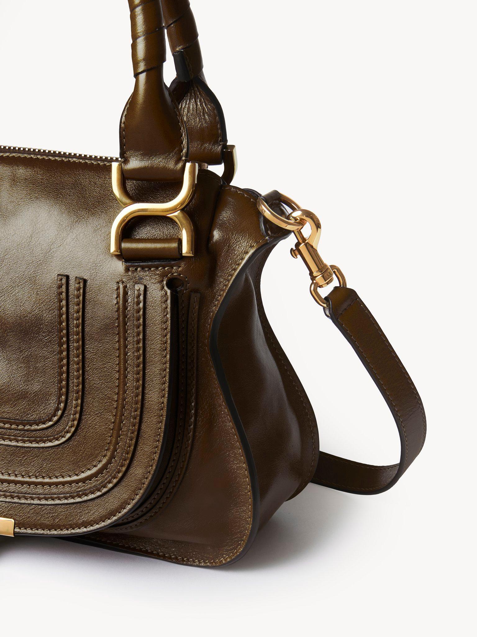 Small Marcie bag in shiny leather Product Image