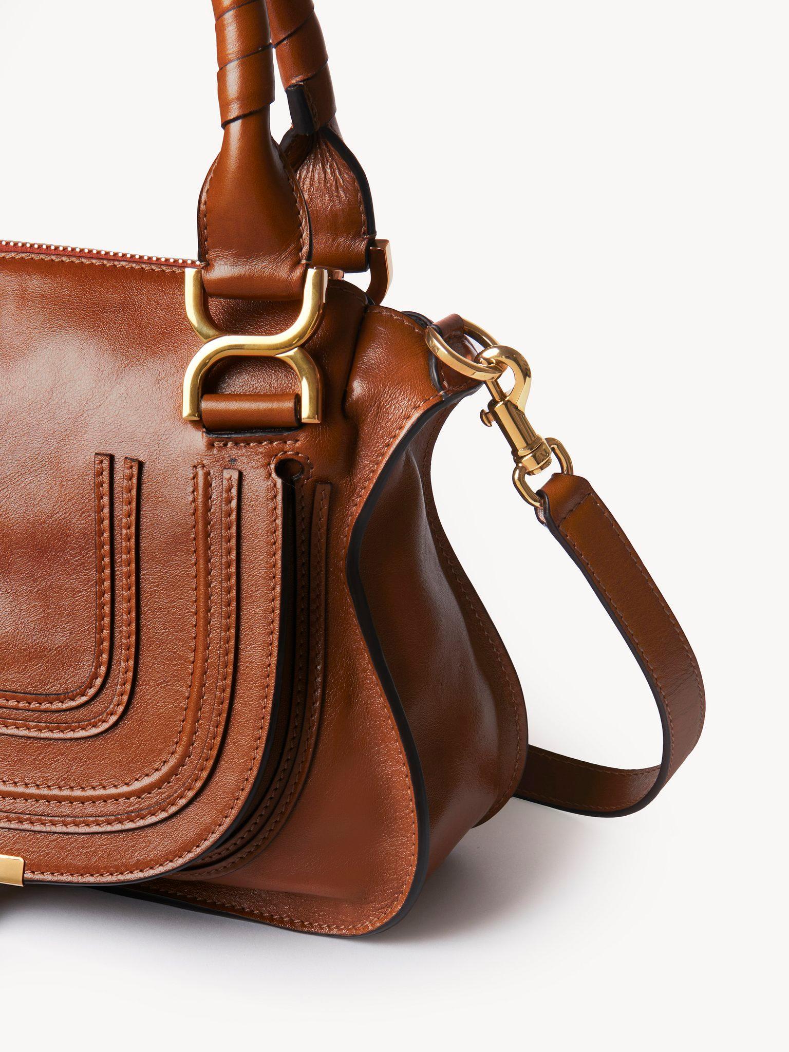 Small Marcie bag in shiny leather Product Image