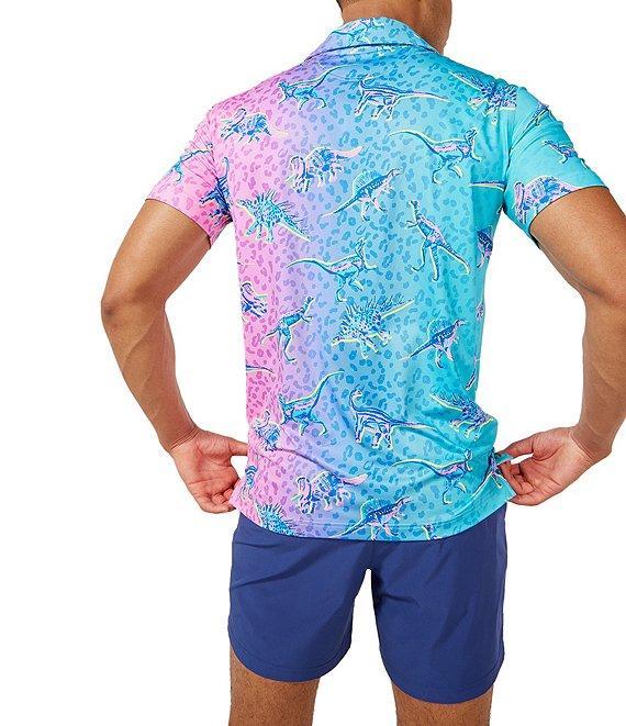 Chubbies Dino Delight Short Sleeve Performance Family Matching Polo Shirt Product Image