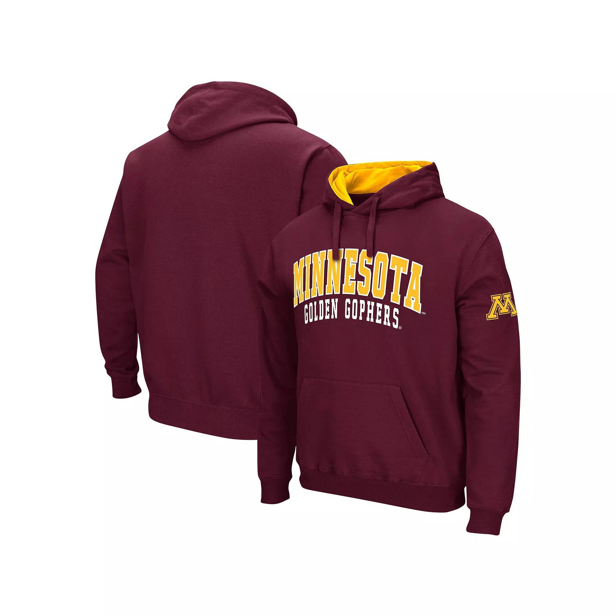 Men's Colosseum Maroon Minnesota Golden Gophers Double Arch Pullover Hoodie, Size: 2XL, Red Product Image