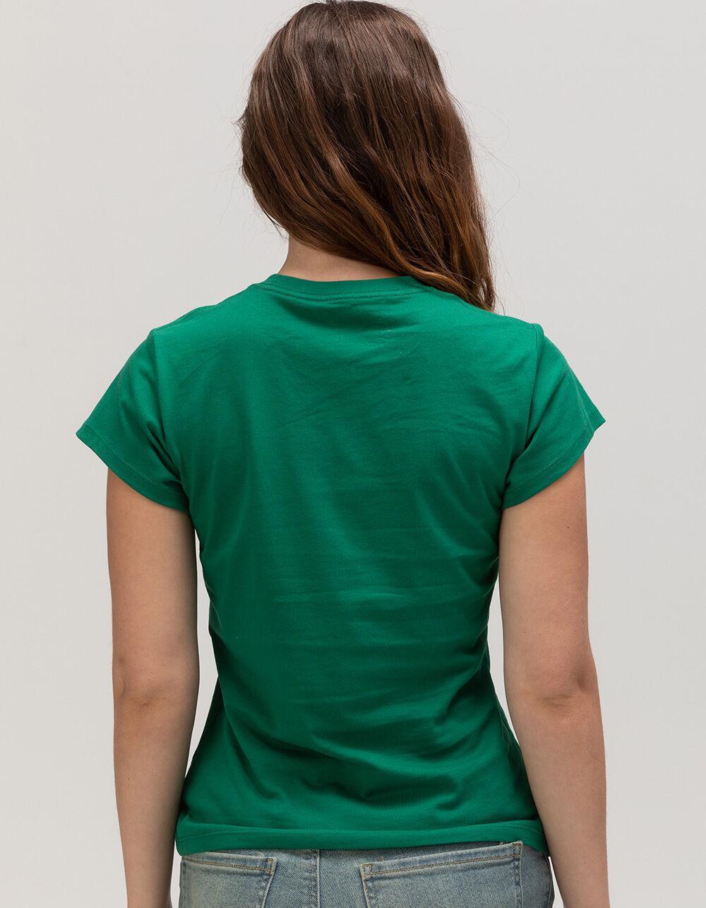 WRANGLER Band Shrunken Womens Tee - GREEN Product Image