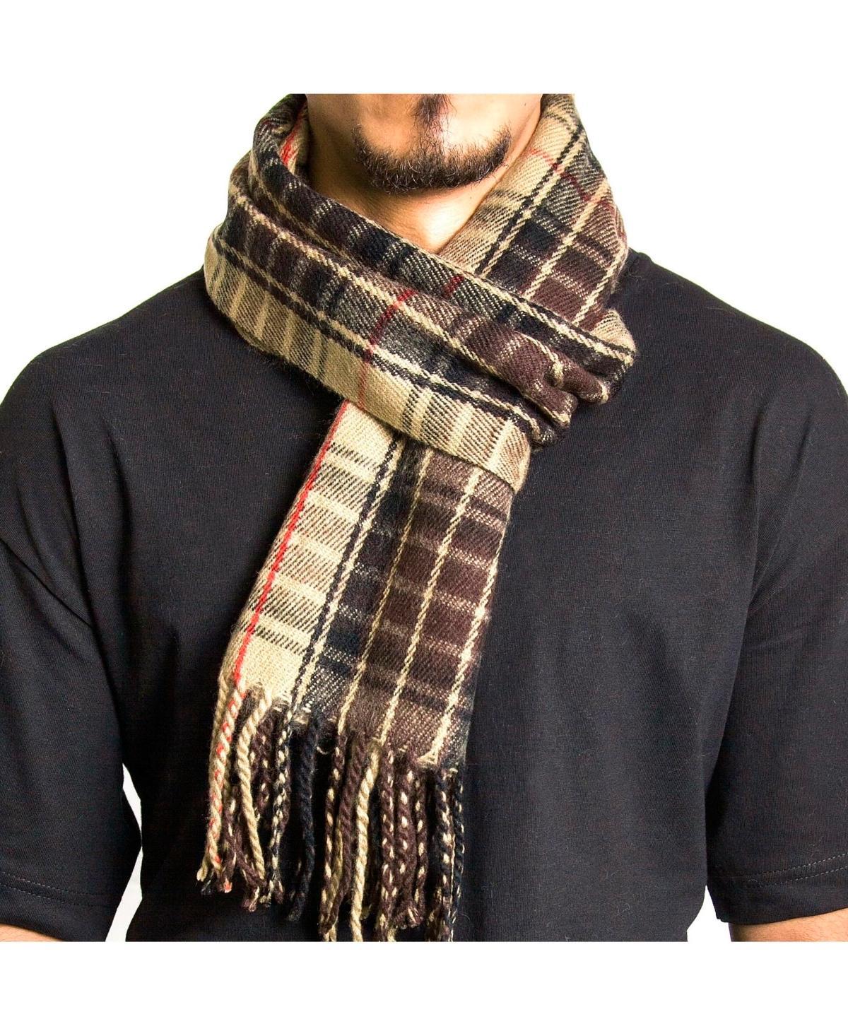 Alpine Swiss Mens Scarf Soft 80 Inch Long Warm Scarves Plaids Winter Shawl Product Image