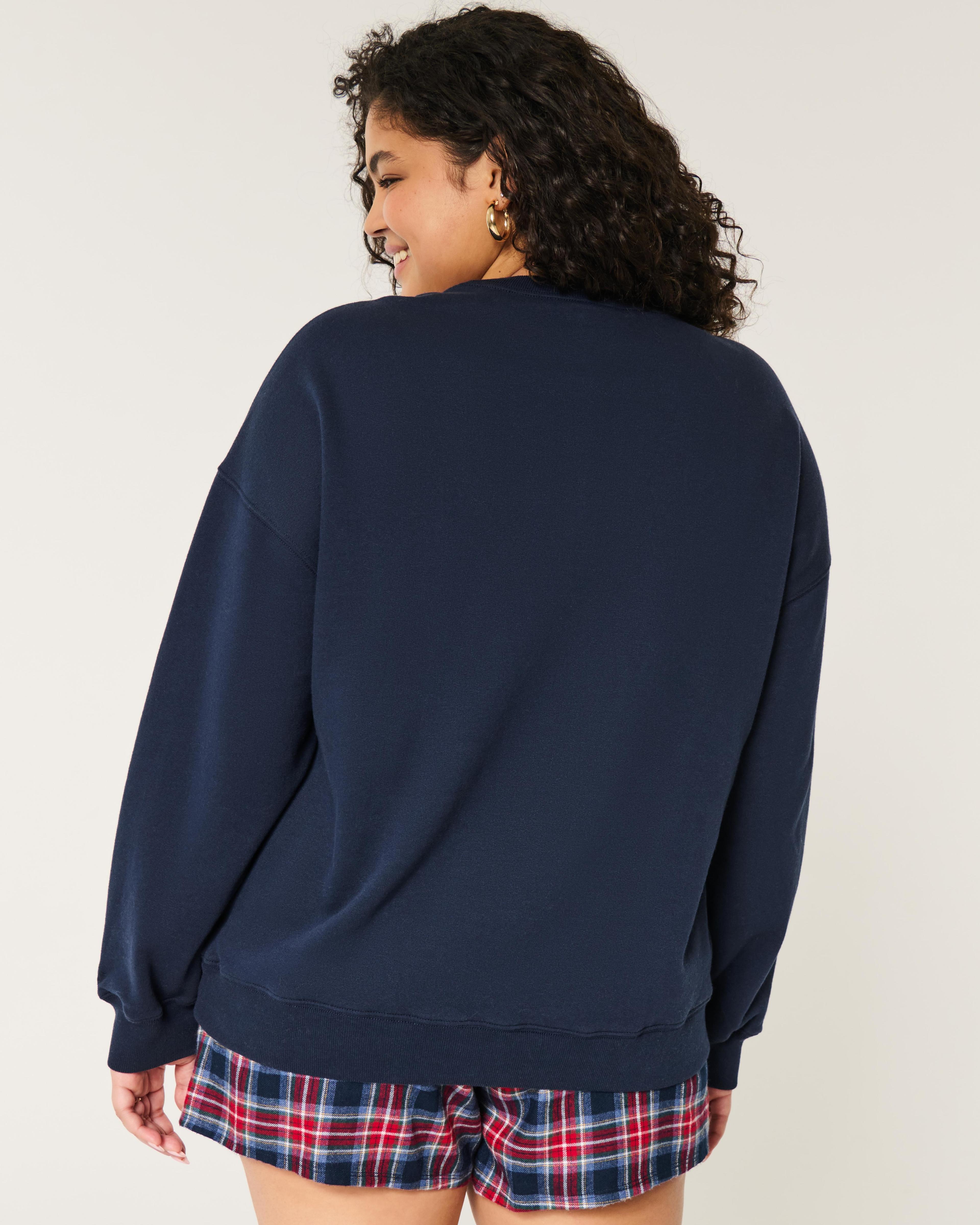 Oversized Crew Sweatshirt Product Image