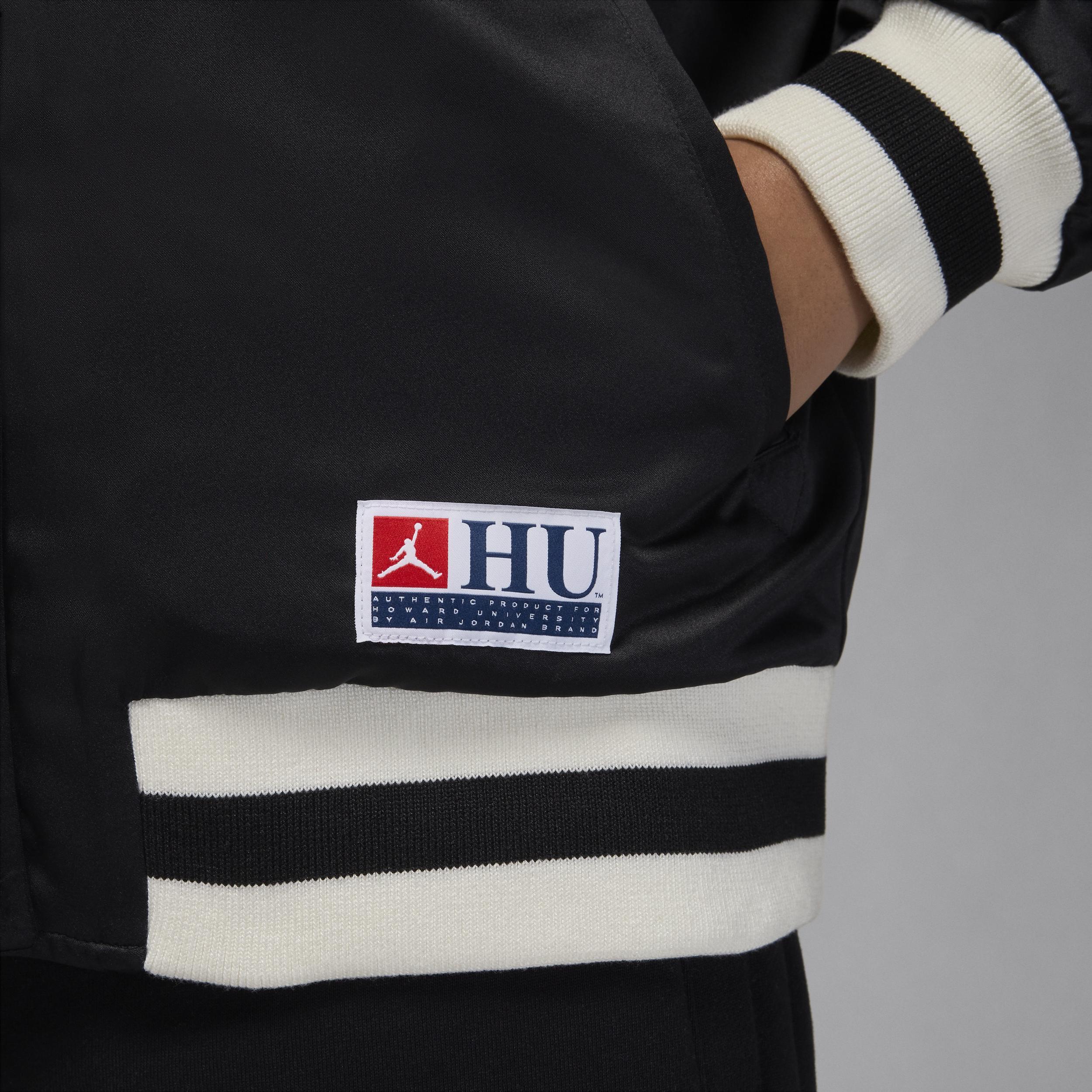 Women's Jordan x Howard University Varsity Jacket Product Image