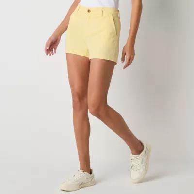 a.n.a Womens 3 1/2" Mid Rise Chino Short Product Image