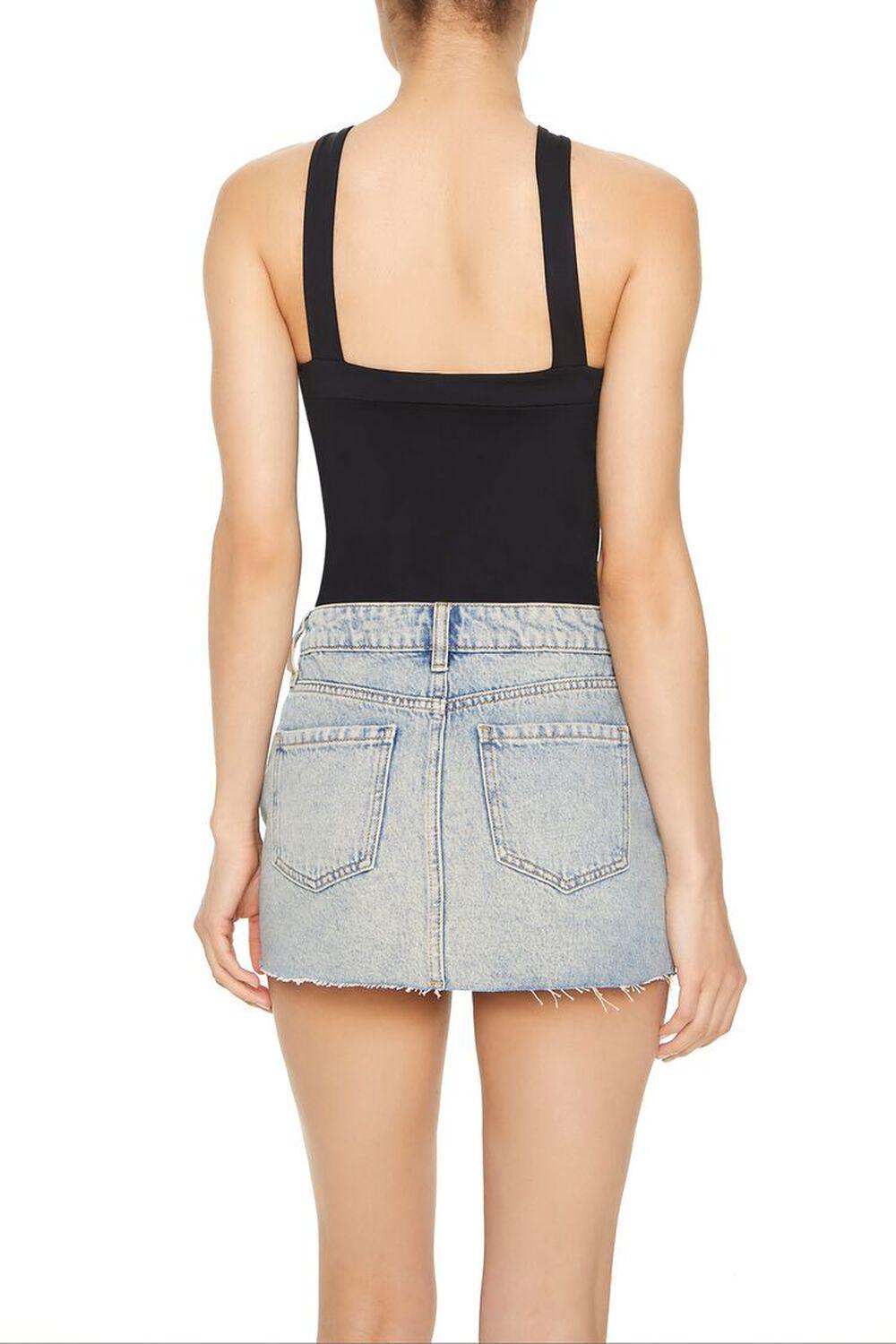 Fitted V-Strap Bodysuit | Forever 21 Product Image