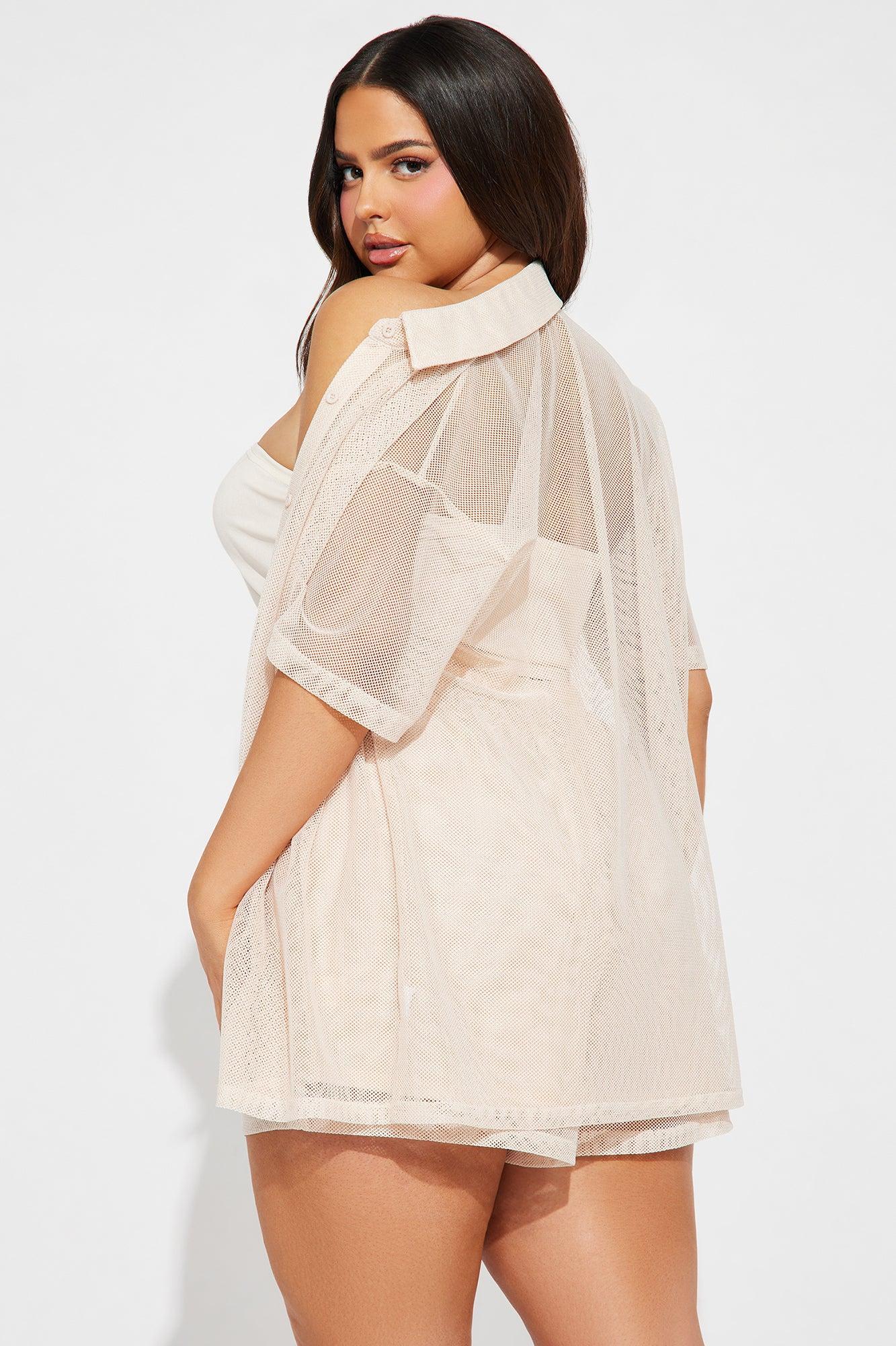 Taking Off Short Set - Cream Product Image